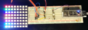 The WS2812B test bench